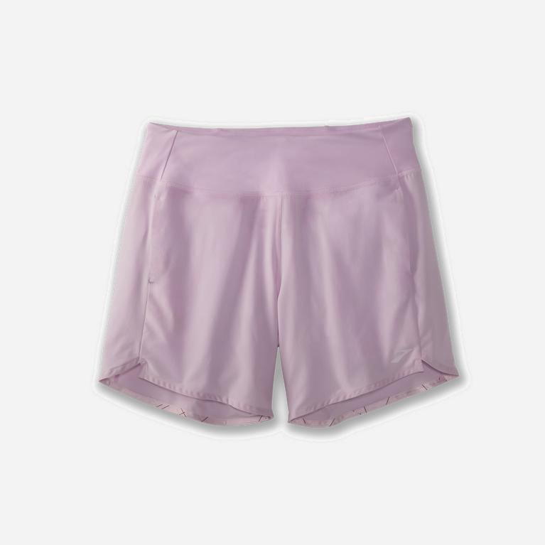 Brooks Women's Chaser 7 Running Shorts Singapore - Orchid Haze/Purple (04713-HEDM)